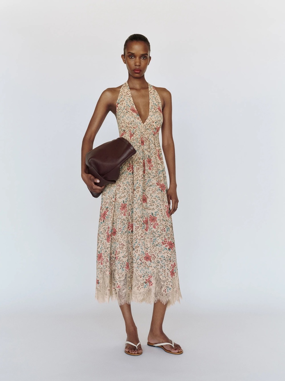 Reformation Valeraine Dress Natural - Size XS